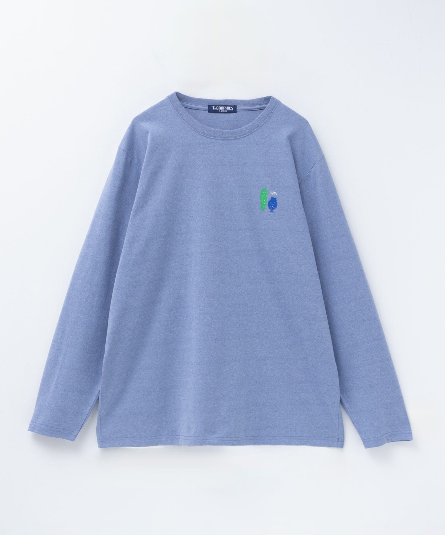 T-GRAPHICS キャラデザイン長袖Tシャツ メンズ