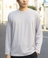 NAVY ストライプフェイクレイヤード長袖Tシャツ メンズ商品サムネイル-4