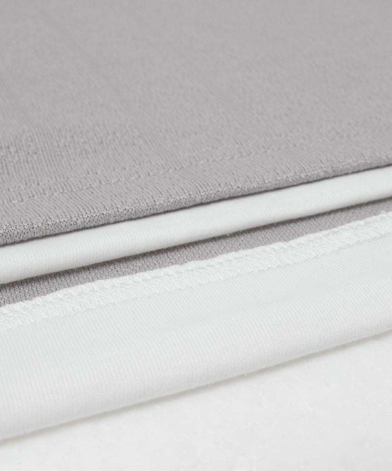 NAVY  ストライプフェイクレイヤード長袖Tシャツ メンズ商品画像-17