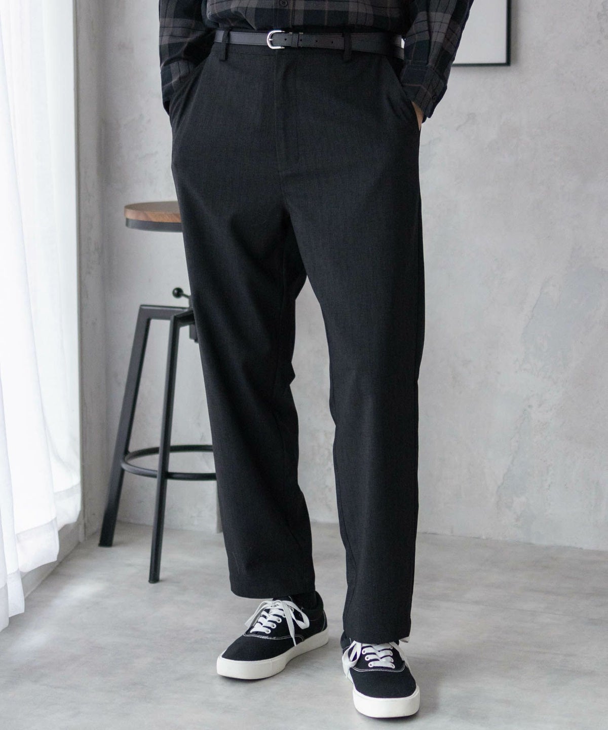 URBAN COLLECTION リネンライクパンツ メンズ