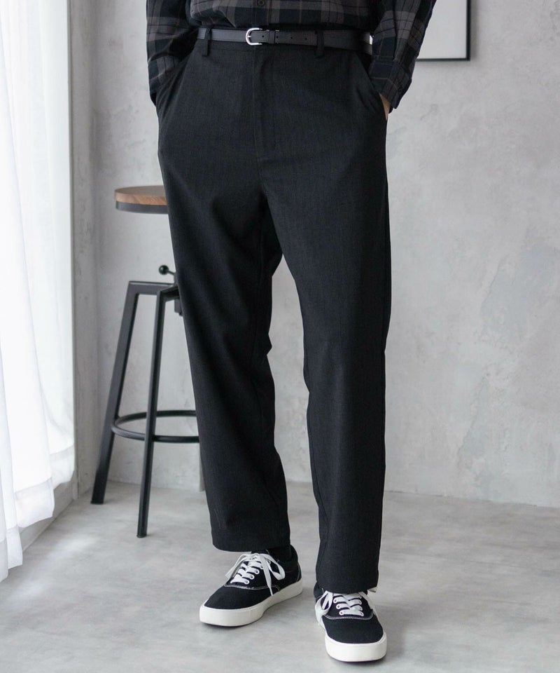 URBAN COLLECTION エアリネン リネンライクパンツ メンズ商品画像-2