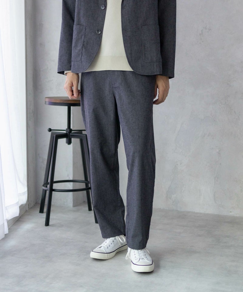 URBAN COLLECTION エアリネン リネンライクパンツ メンズ商品画像-3