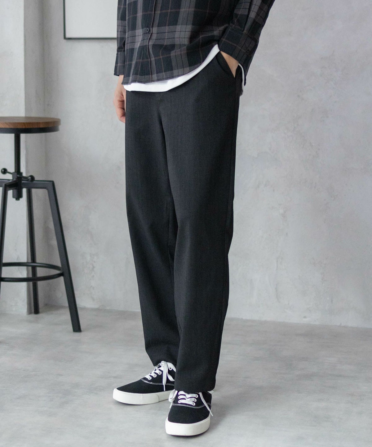 URBAN COLLECTION リネンライクパンツ メンズ