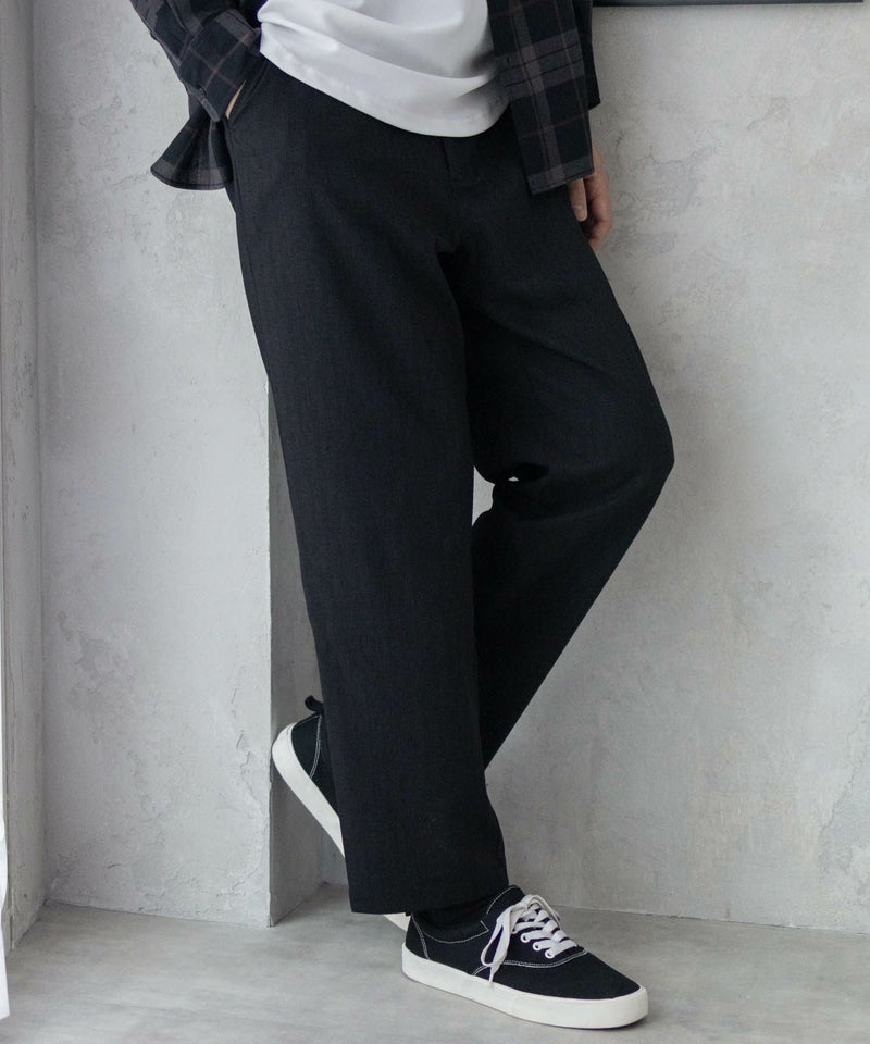 URBAN COLLECTION エアリネン リネンライクパンツ メンズ商品画像-11