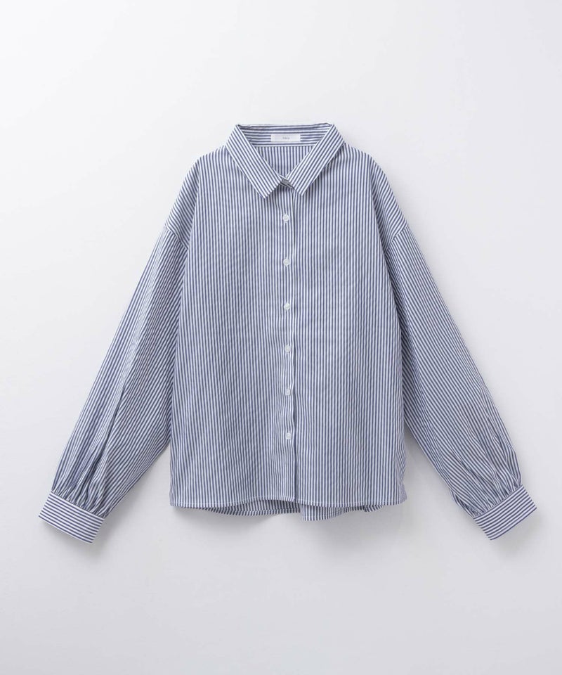 nAvy ストライプ前開きシャツ レディース商品画像-23