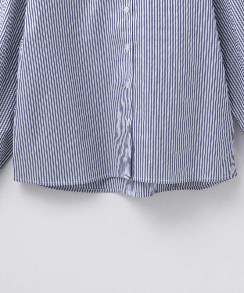 nAvy  ストライプ前開きシャツ レディース商品画像-31