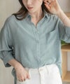 nAvy スラブ前開き7分袖シャツ レディース商品サムネイル-12