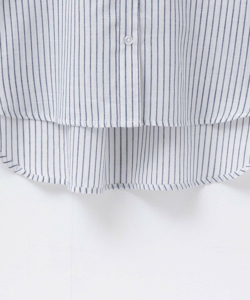 nAvy スラブ前開き7分袖シャツ レディース商品画像-25
