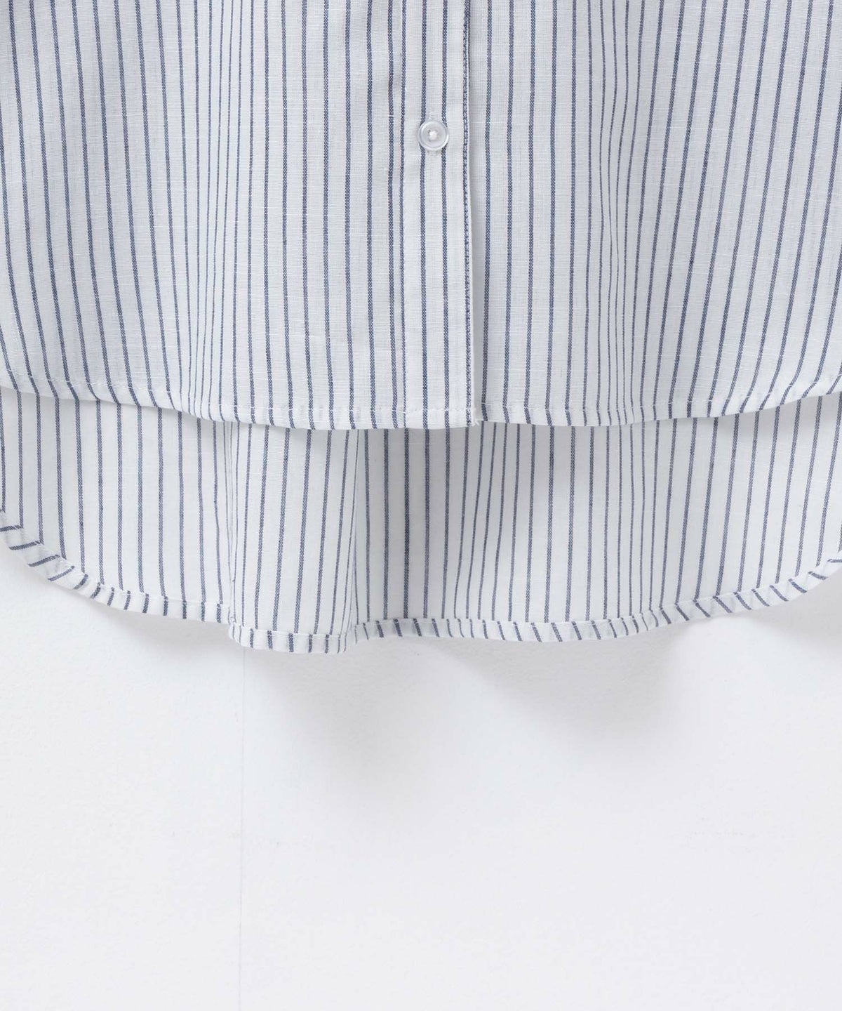 nAvy スラブ前開き7分袖シャツ レディース