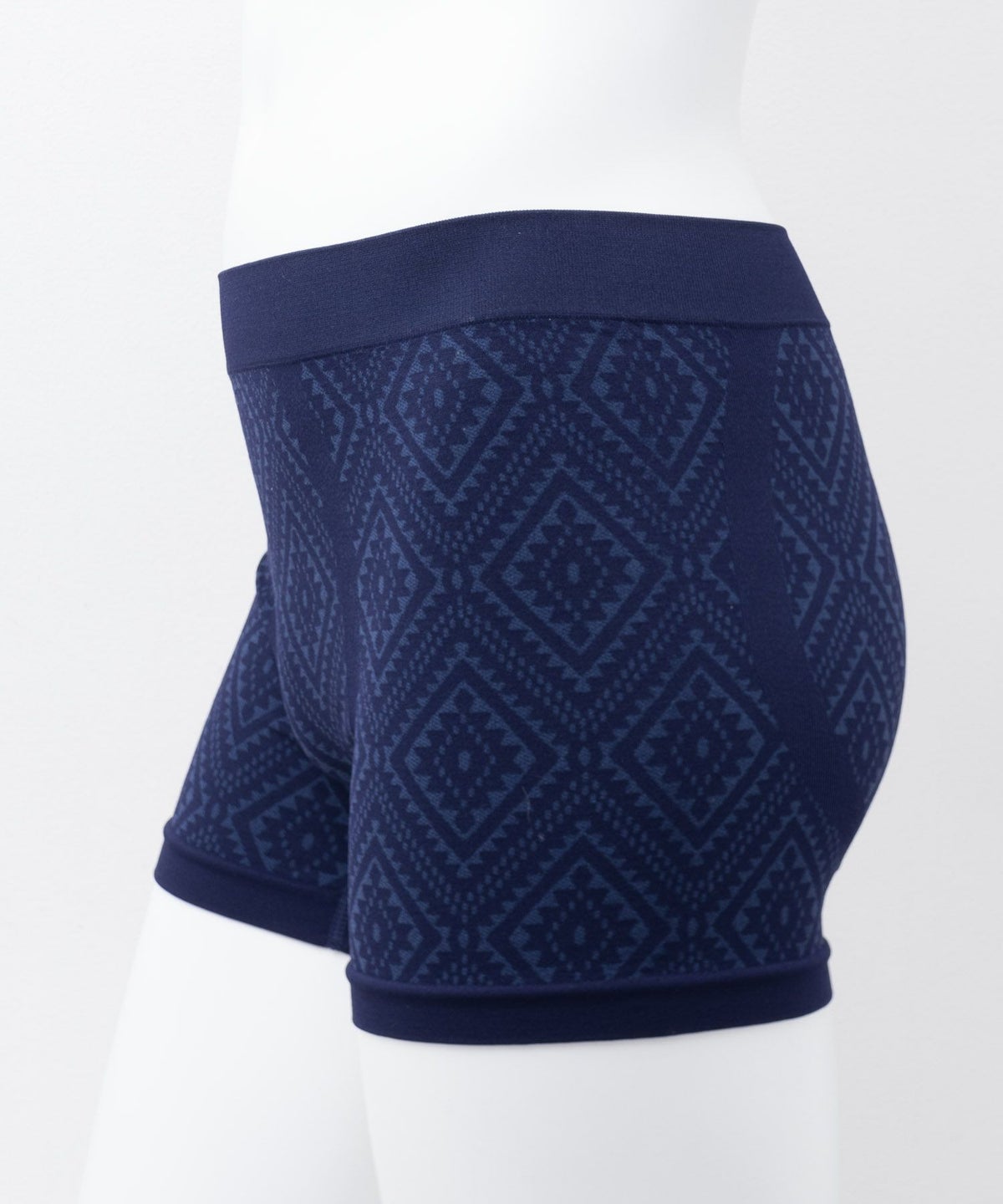 NAVY オルテガ柄成型ボクサーパンツ メンズ ネコポス 対応商品