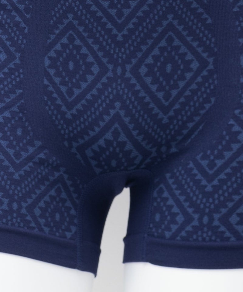 NAVY  オルテガ柄成型ボクサーパンツ メンズ メール便 対応商品商品画像-8