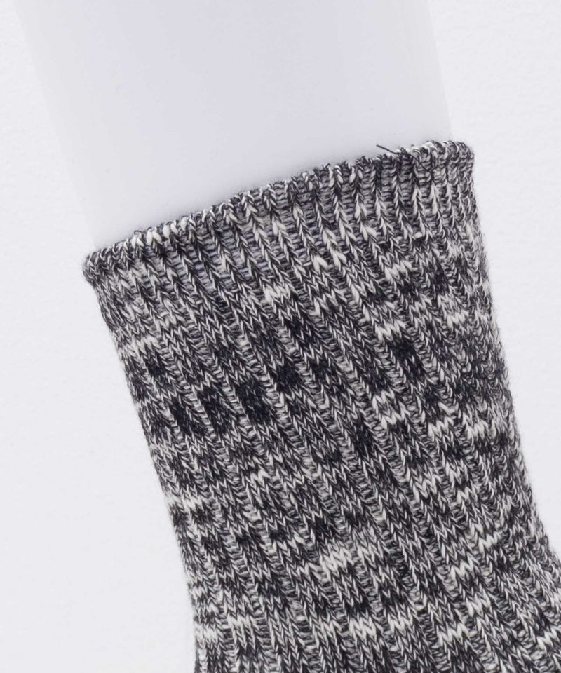 NAVY  クオーターソックス USAコットンスラブ レディース メール便 対応商品商品画像-10