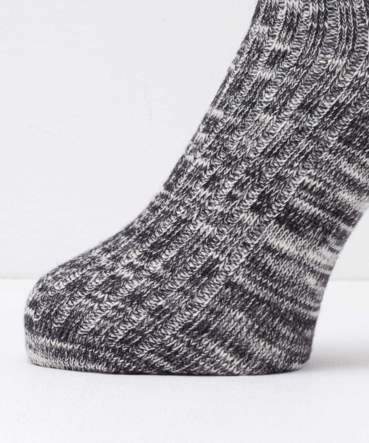 NAVY クオーターソックス USAコットンスラブ レディース