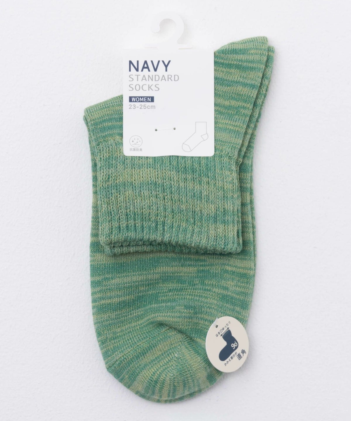 NAVY クオーターソックス カラーミックス レディース