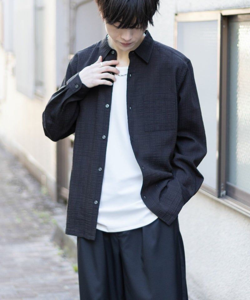 MOSSIMO シアジャガードシャツ メンズ商品画像-5