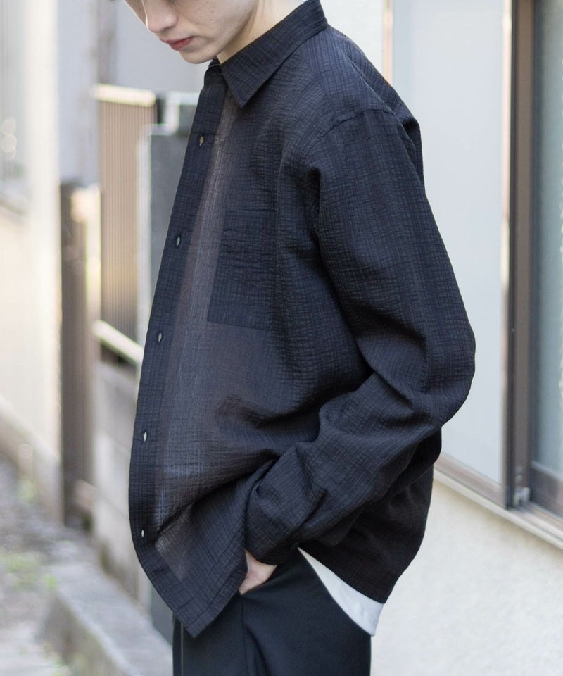 MOSSIMO シアジャガードシャツ メンズ商品画像-8