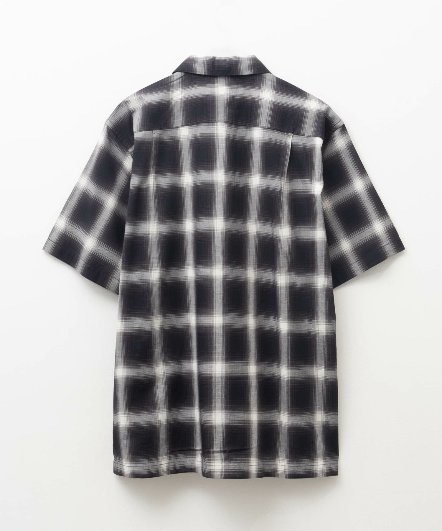 90s MOSSIMO オンブレチェック レーヨン レギュラーカラーシャツ MOSSIMO オンブレチェックシャツ メンズ
