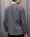 NAVY メランジレイヤーTシャツ メンズ商品サムネイル-8