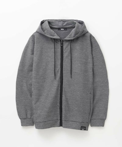 MOSSIMO ハニカムジャガードジップパーカー メンズ