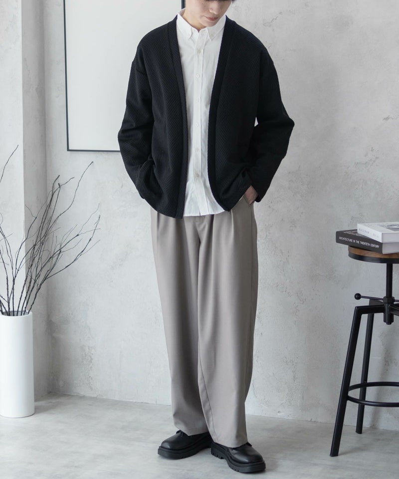 URBAN COLLECTION  膨れジャガードカーディガン メンズ商品画像-10