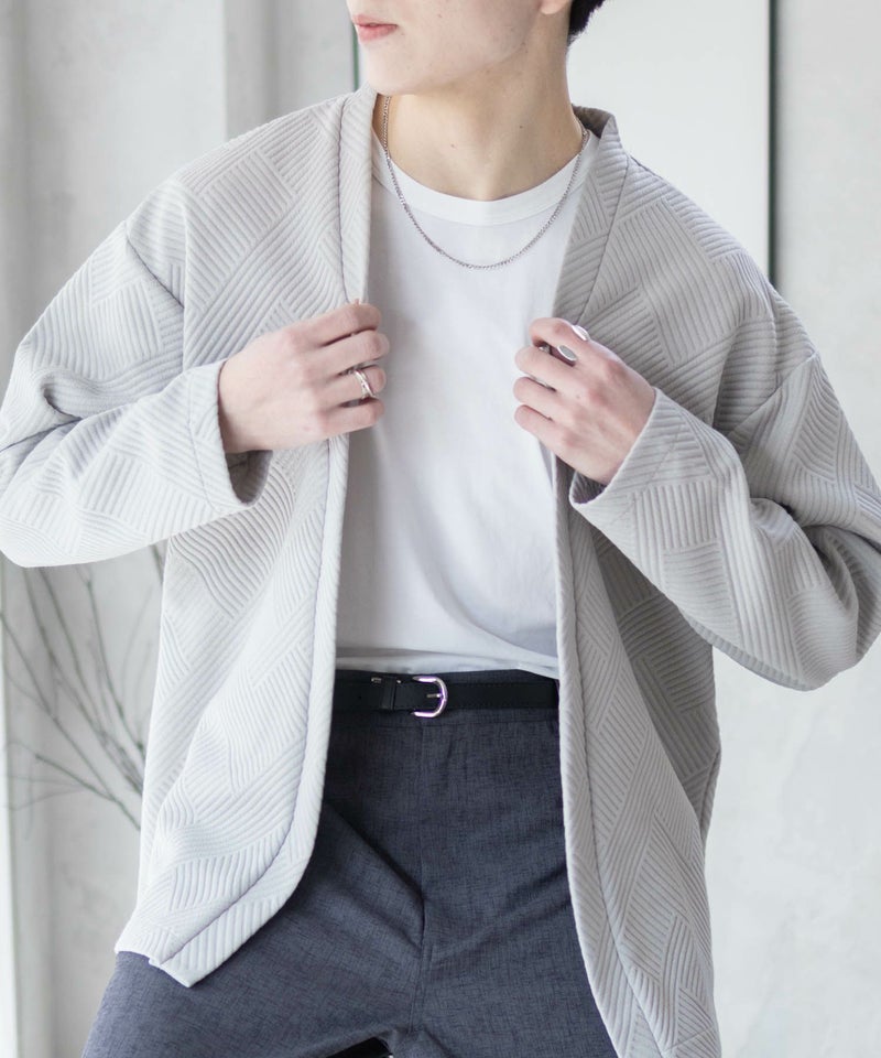 URBAN COLLECTION 膨れジャガードカーディガン メンズ商品画像-12