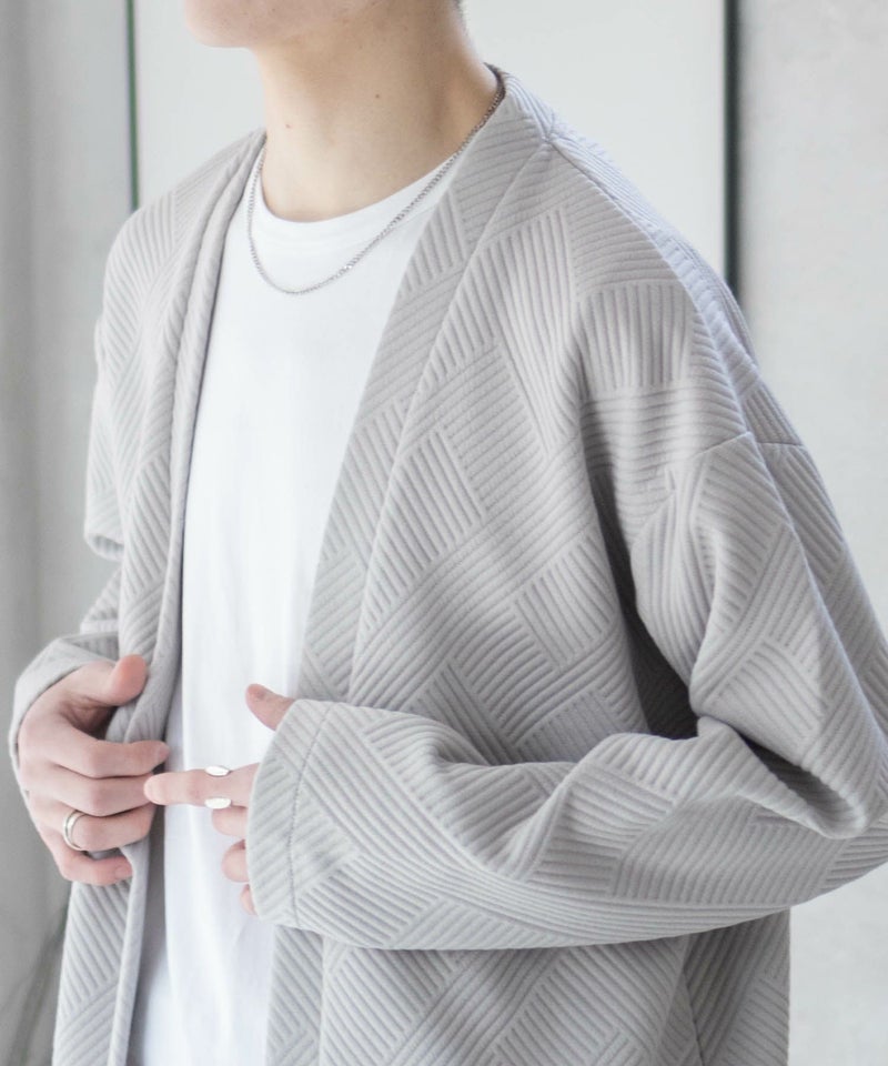 URBAN COLLECTION  膨れジャガードカーディガン メンズ商品画像-13