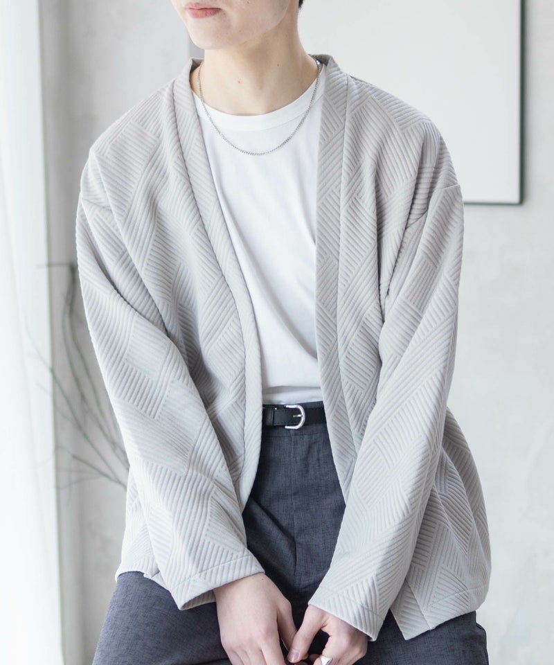 URBAN COLLECTION 膨れジャガードカーディガン メンズ商品画像-14