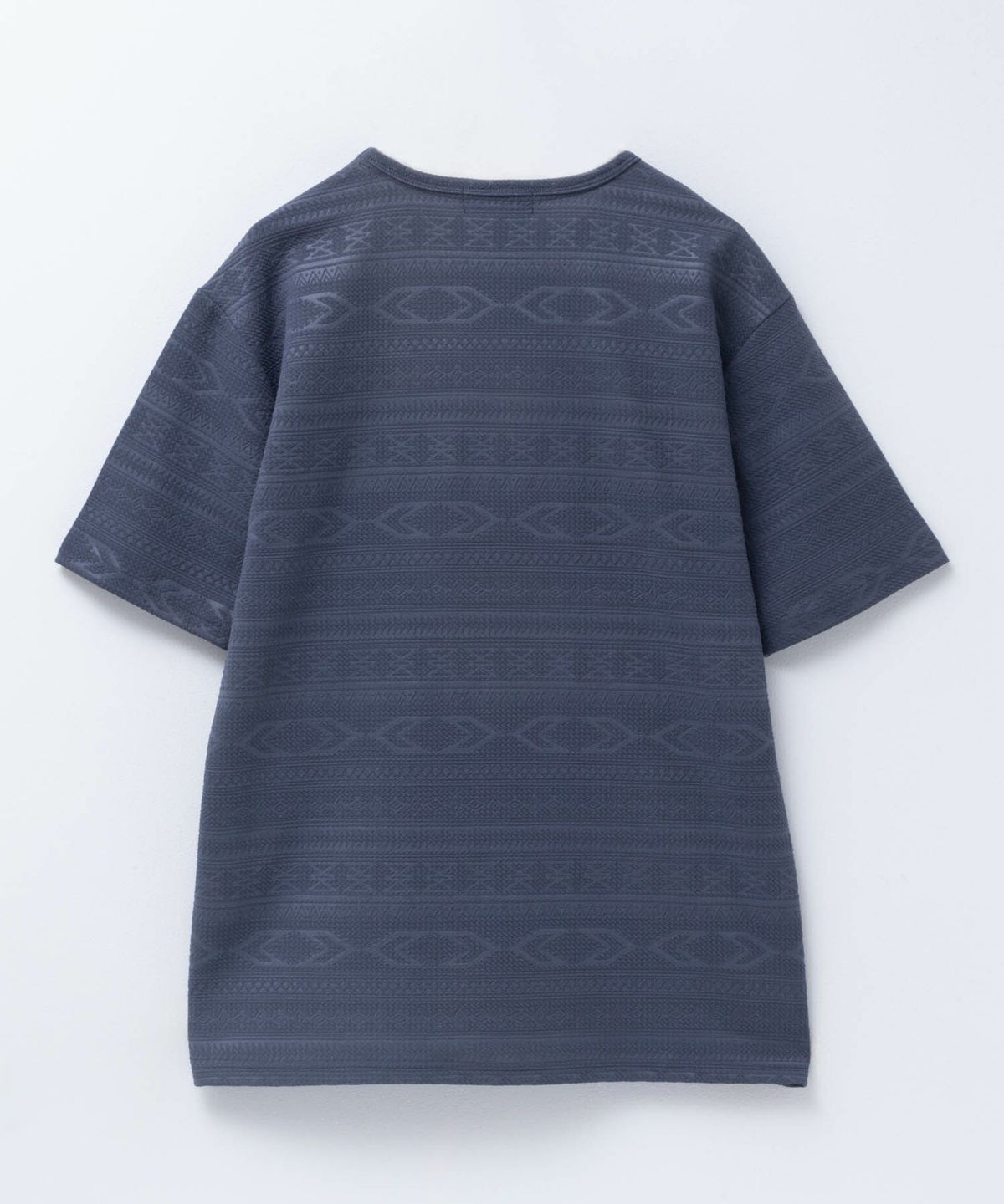 MOSSIMO オルテガ柄ジャガードVネックTシャツ メンズ ネコポス 対応商品