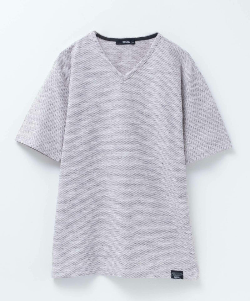 MOSSIMO ハニカムVネックTシャツ メンズ メール便 対応商品商品画像-3