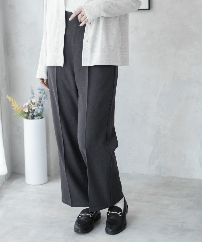 nAvy  ハイウエストワイドストレートパンツ レディース商品画像-3