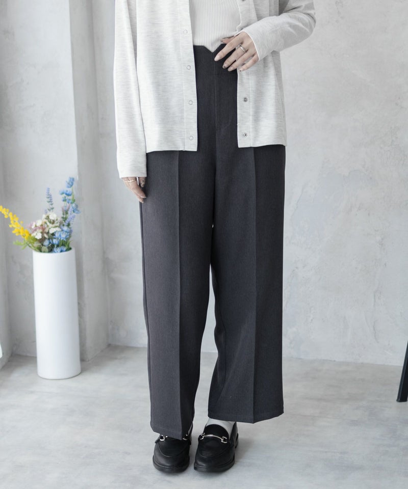 nAvy ハイウエストワイドストレートパンツ レディース商品画像-5