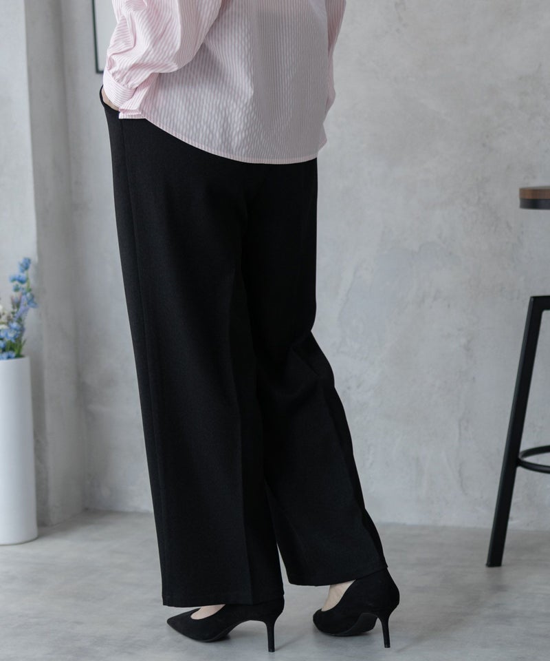 nAvy ハイウエストワイドストレートパンツ レディース商品画像-12