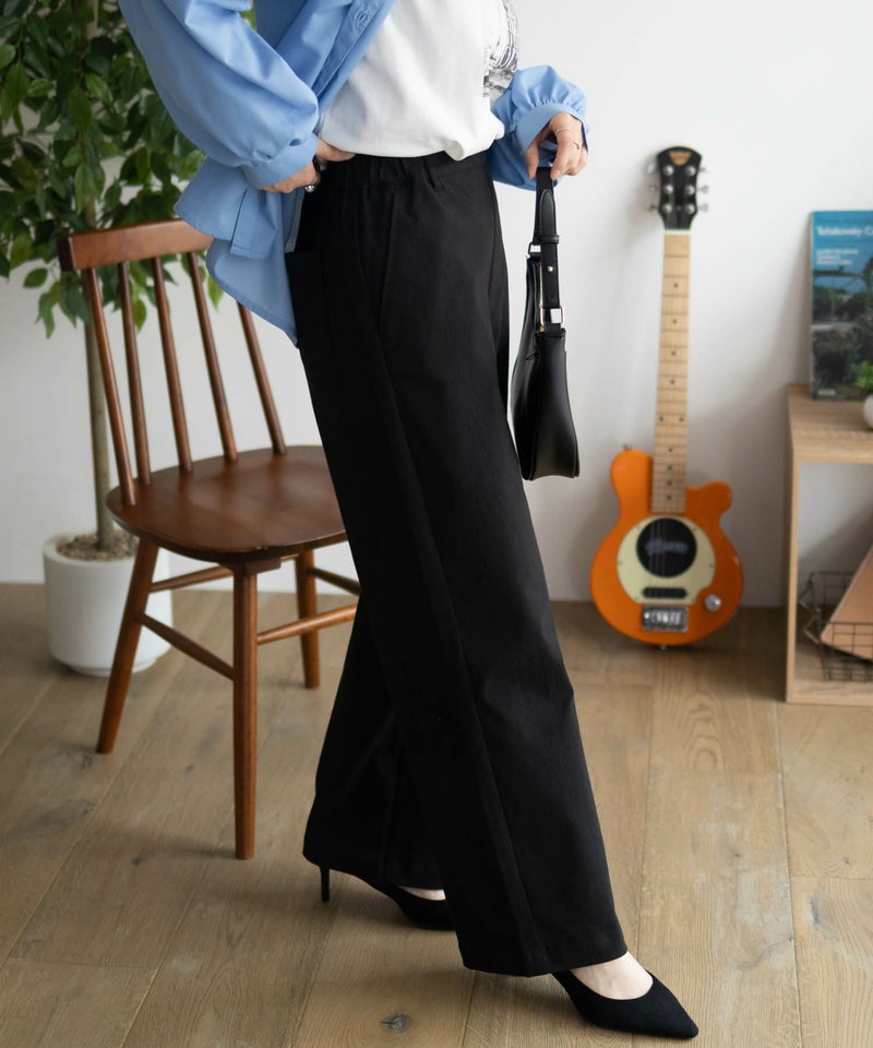 nAvy  ストレッチワイドパンツ レディース商品画像-10