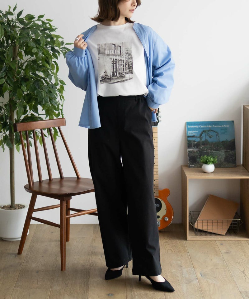 nAvy ストレッチワイドパンツ レディース商品画像-13