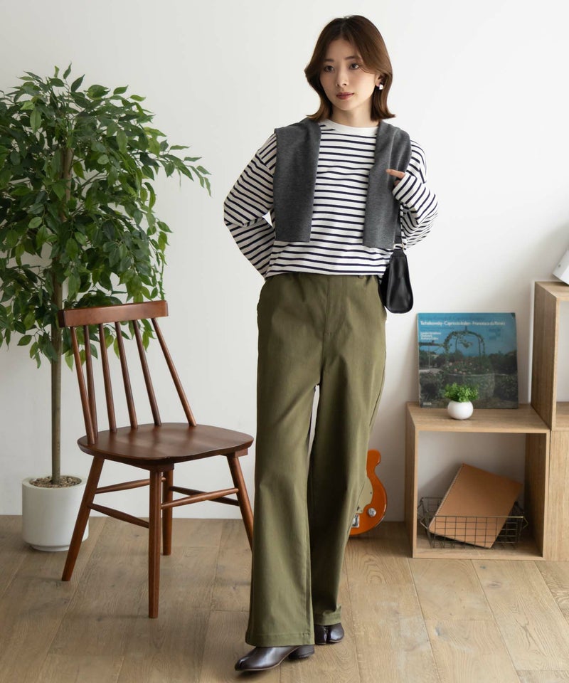 nAvy  ストレッチワイドパンツ レディース商品画像-32