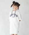 RICH MIX ポンチ素材 パーカーラインワンピースアンサンブル キッズ商品サムネイル-2
