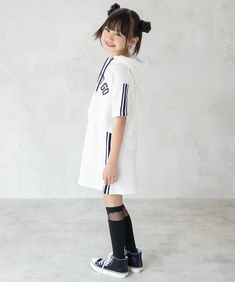 RICH MIX ポンチ素材 パーカーラインワンピースアンサンブル キッズ商品画像-18
