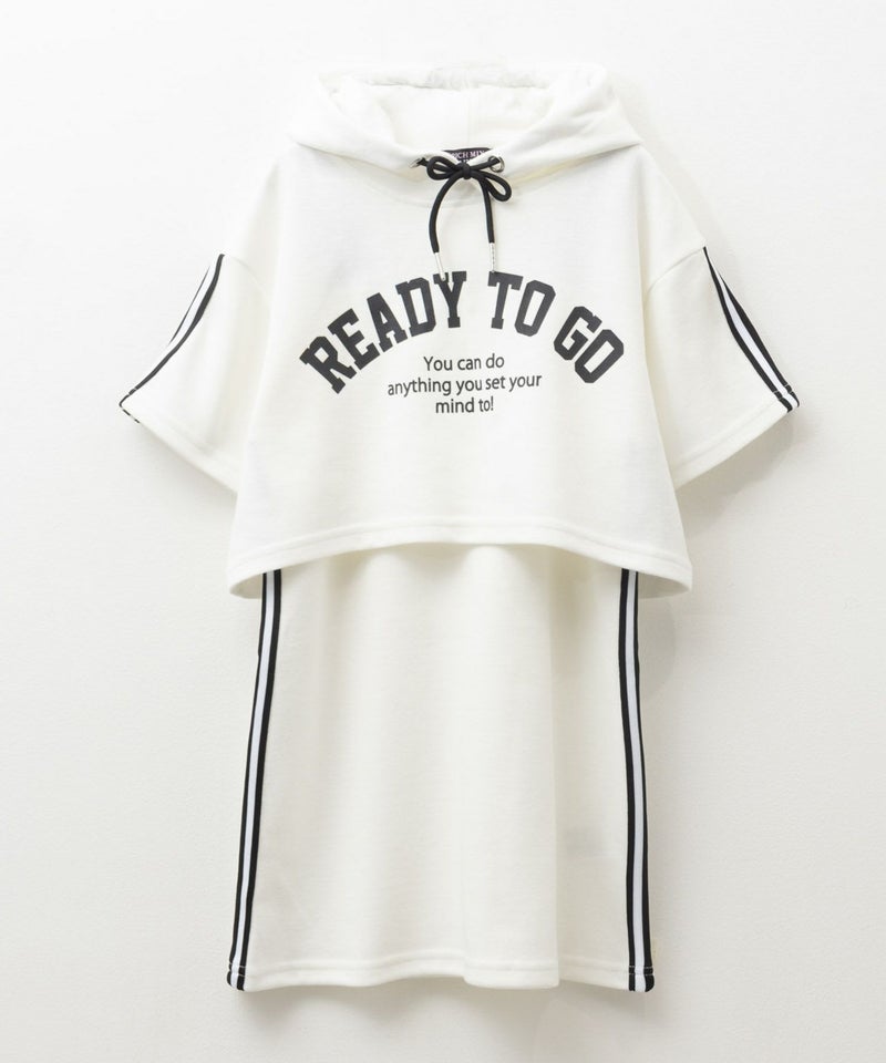 RICH MIX ポンチ素材 パーカーラインワンピースアンサンブル キッズ商品画像-23