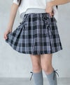 RICH MIX チェックレースアップスカート キッズ商品サムネイル-1