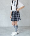 RICH MIX チェックレースアップスカート キッズ商品サムネイル-5