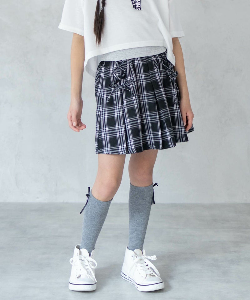 RICH MIX チェックレースアップスカート キッズ商品画像-6