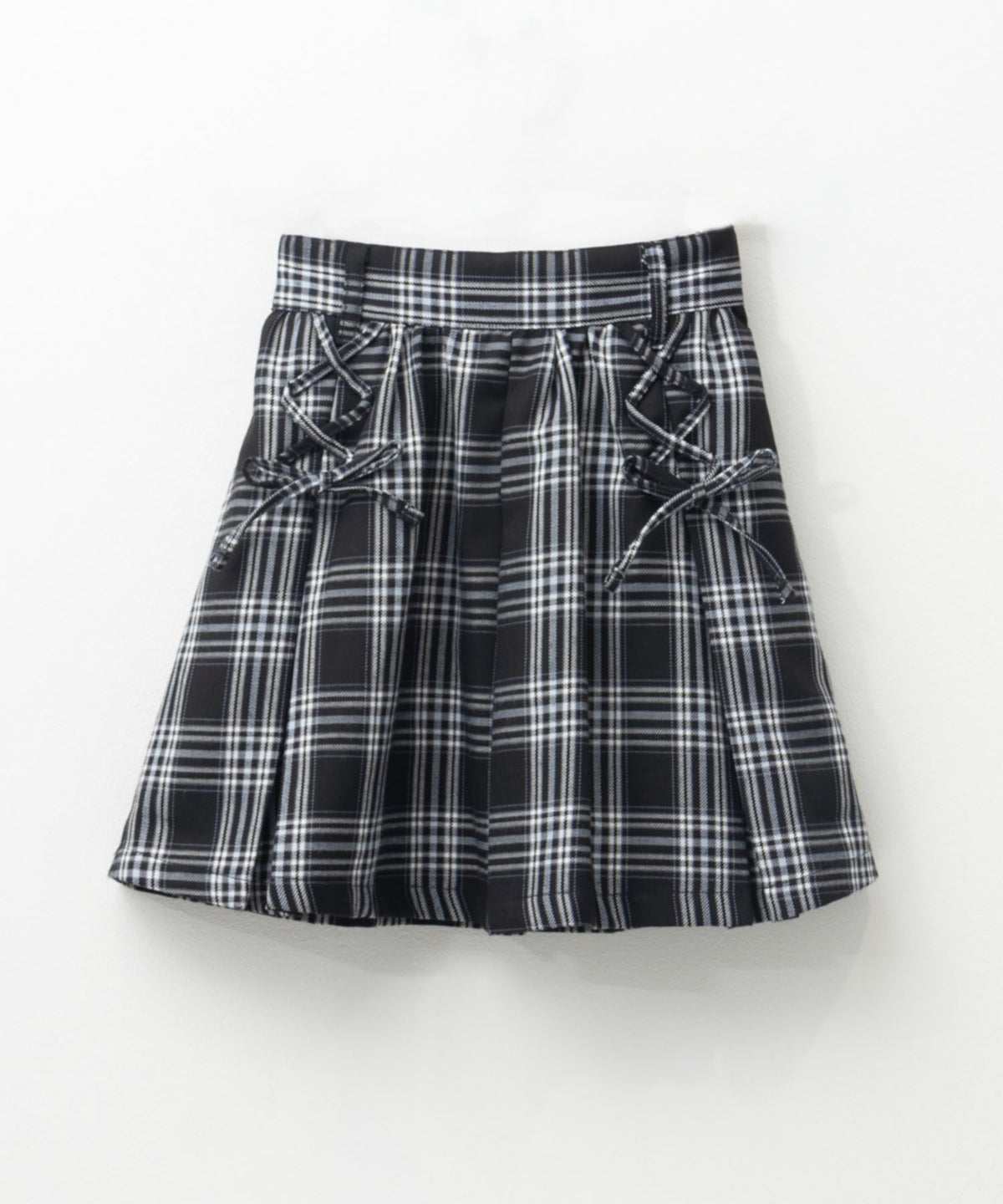 RICH MIX チェックレースアップスカート キッズ
