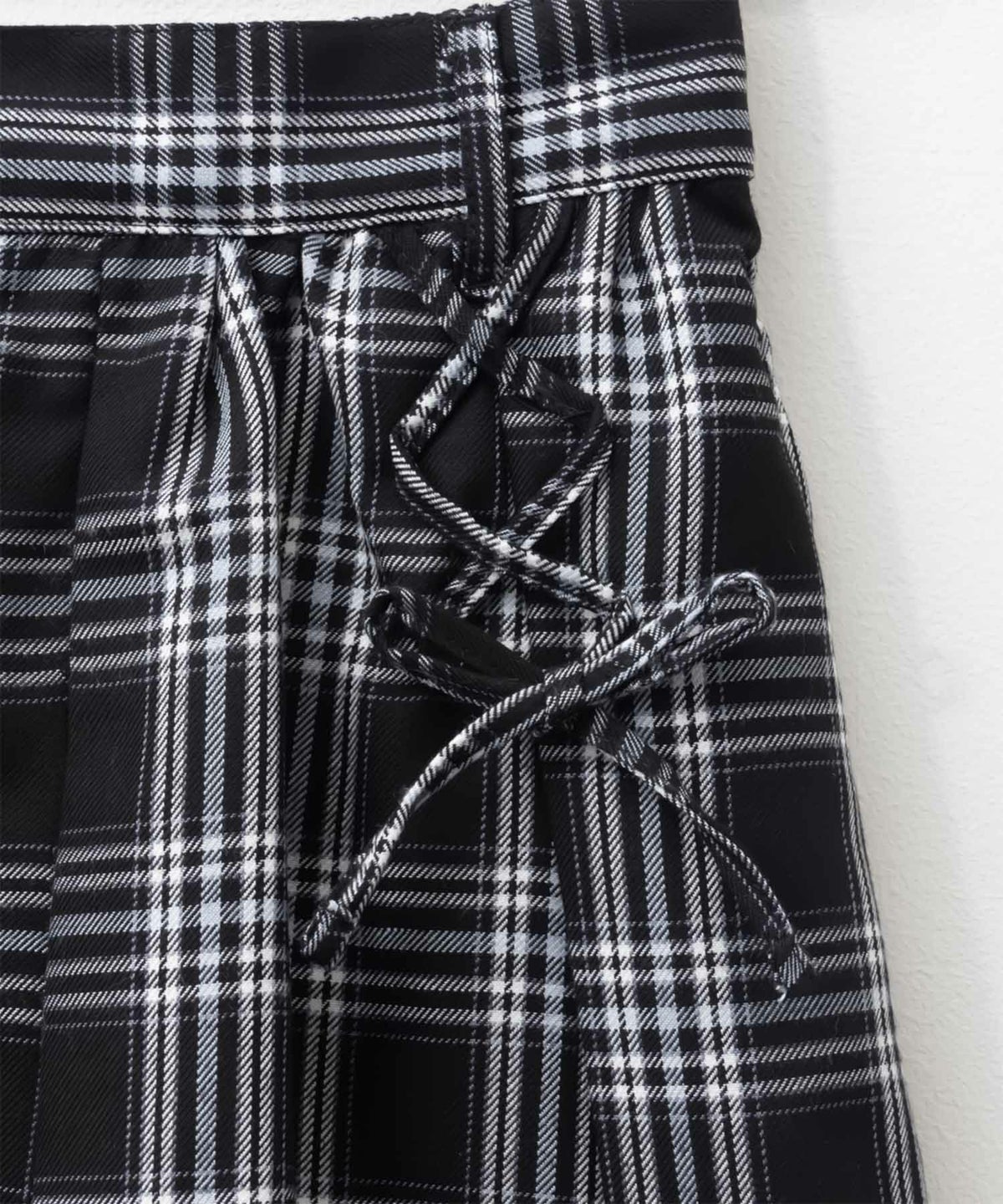 RICH MIX チェックレースアップスカート キッズ