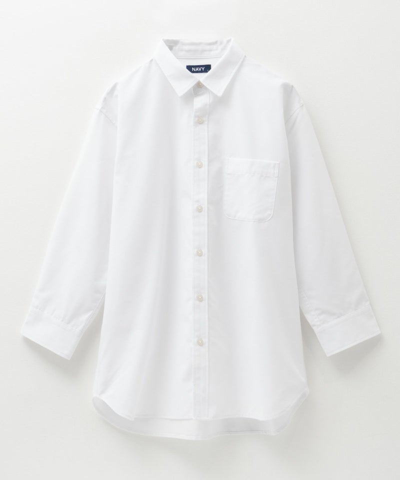 NAVY COOLMAX リネン七分袖シャツ メンズ商品画像-27