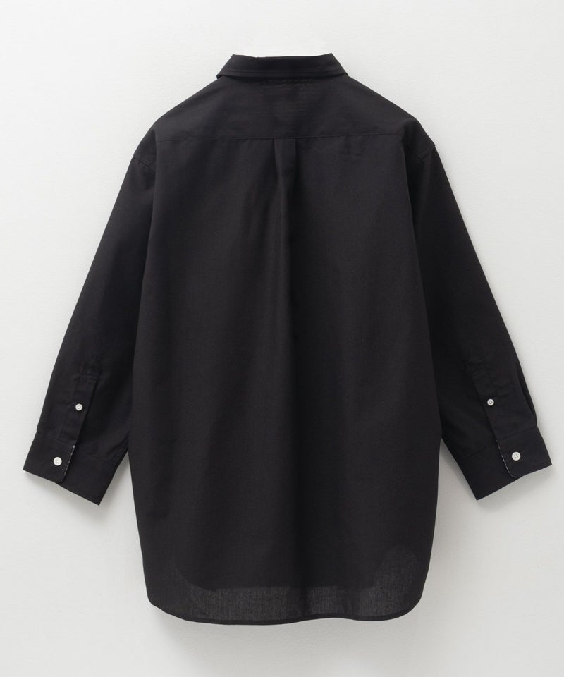 NAVY COOLMAX リネン七分袖シャツ メンズ商品画像-30