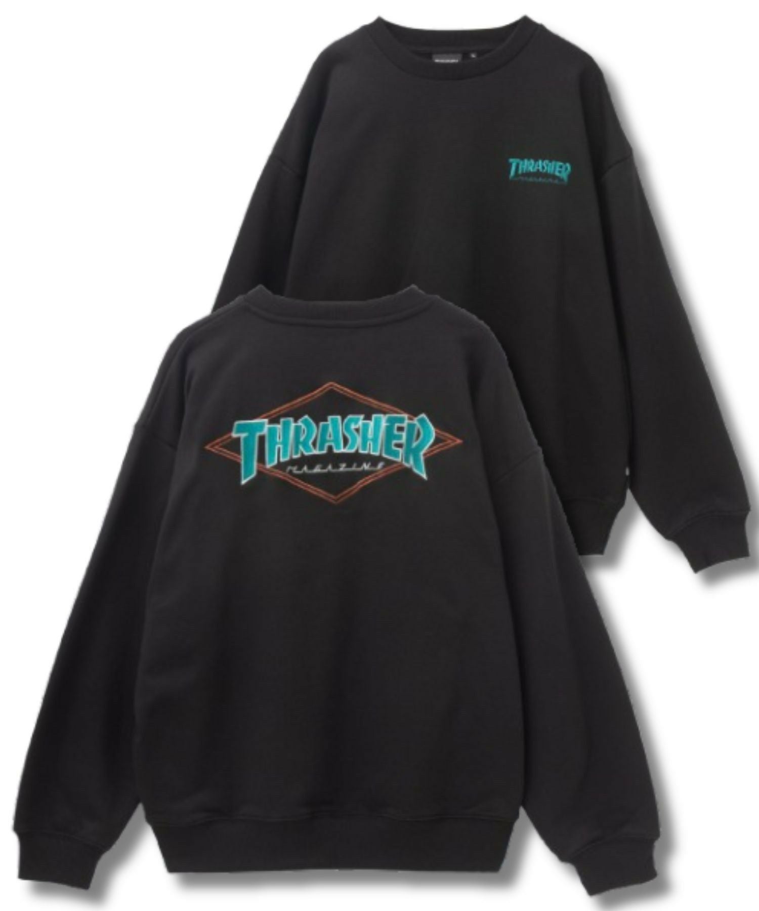 THRASHER ダイアモンドロゴスウェット メンズ