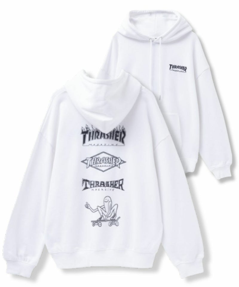 [期間限定価格]THRASHER  ロゴフーディー メンズ商品画像-1