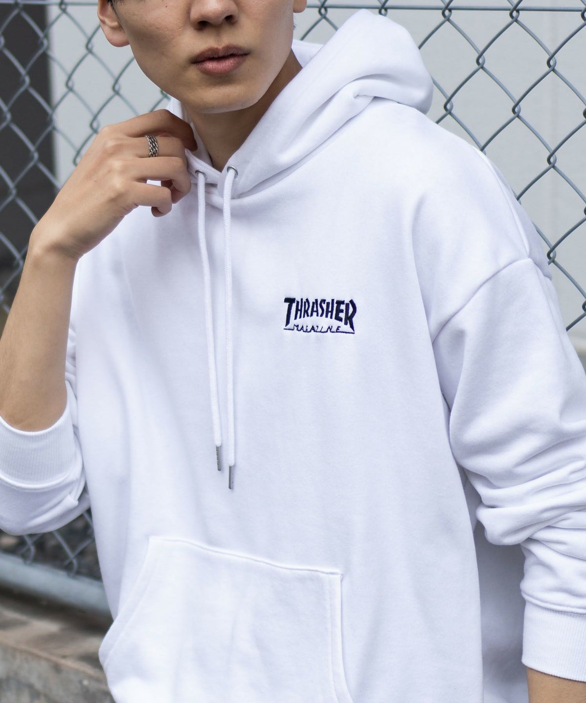 THRASHER ロゴフーディー メンズ