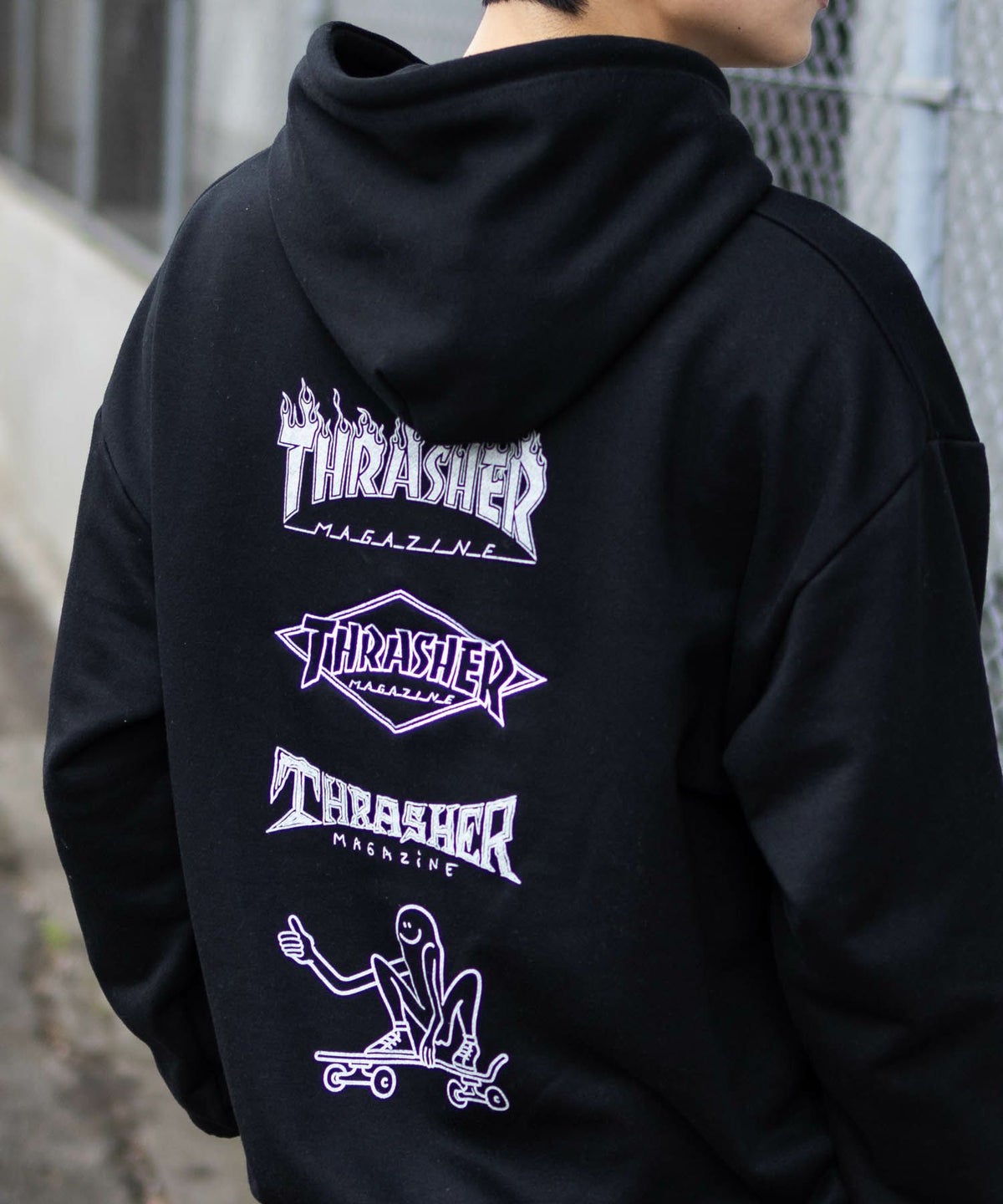 THRASHER ロゴフーディー メンズ