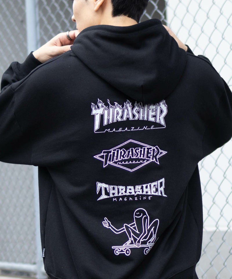 [期間限定価格]THRASHER  ロゴフーディー メンズ商品画像-10